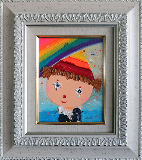 清水新也先生の「希望」という絵画です。 清水新也先生の「希望」という